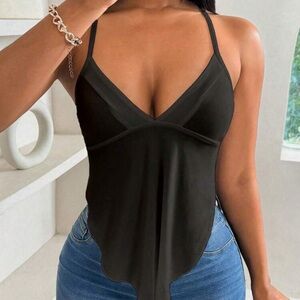Elegant Black Women's Tank Top